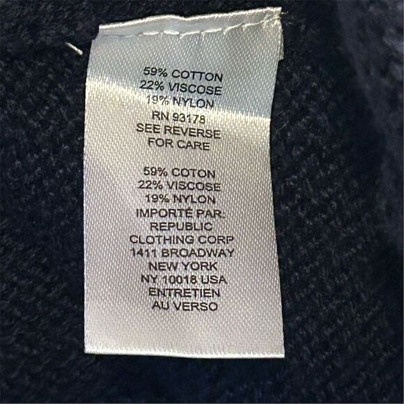 Industry Women's Medium Blue Collared Sweater Polo Ribbed Hem & Cuffs - Picture 4 of 9